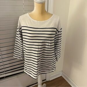 Old Navy Striped Boat Neck Tee